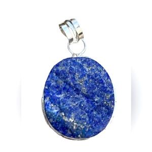 Lapis Lazuli rough cut Pendant.